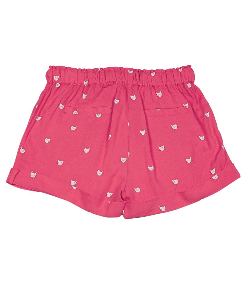 UCB Red Printed Shorts For Kids - Buy UCB Red Printed Shorts For Kids ...
