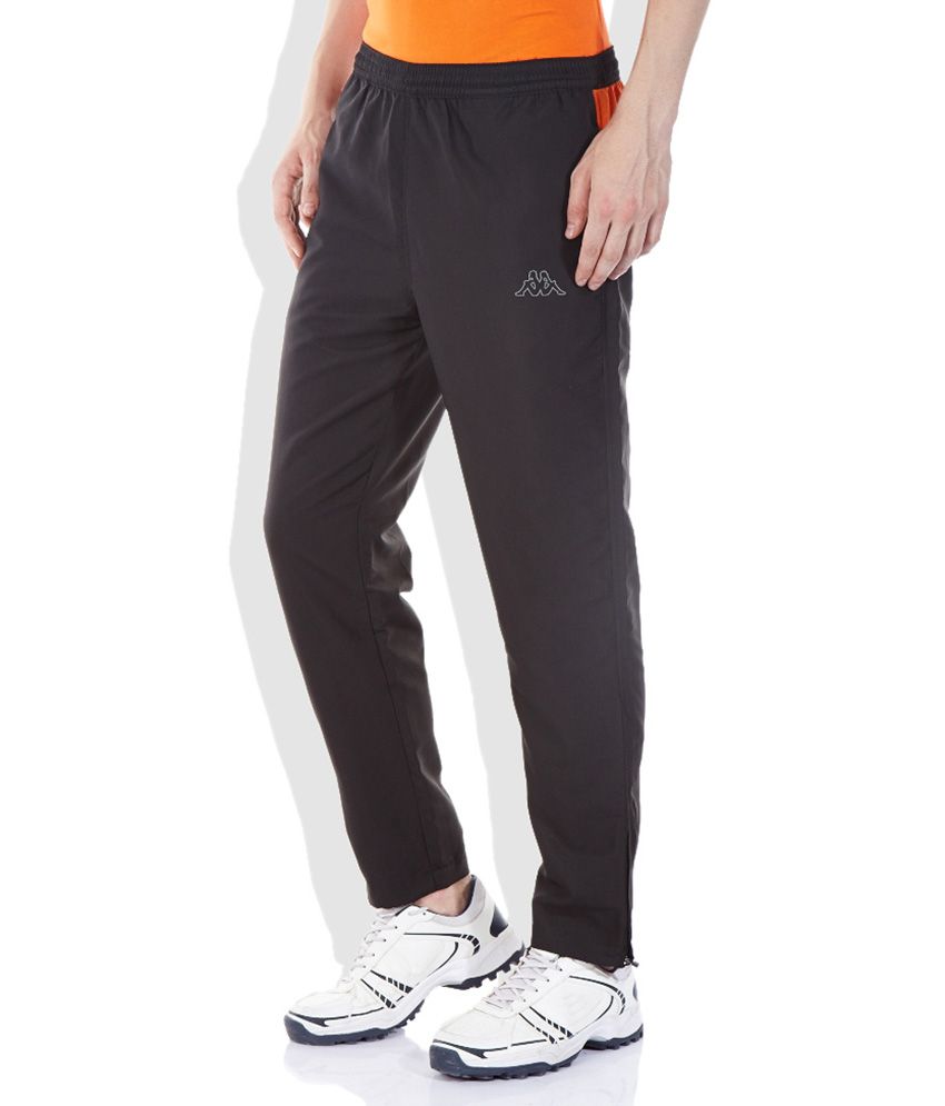 kappa solid men's track pants