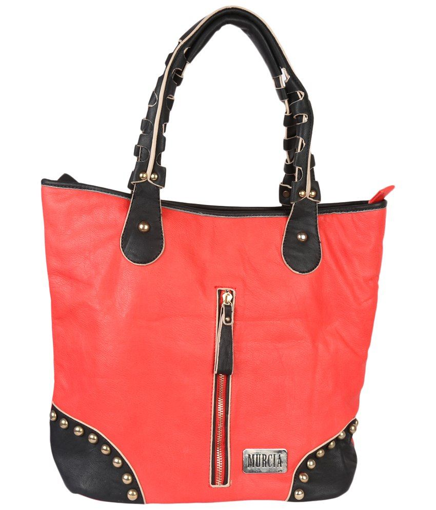 dark red shoulder bag