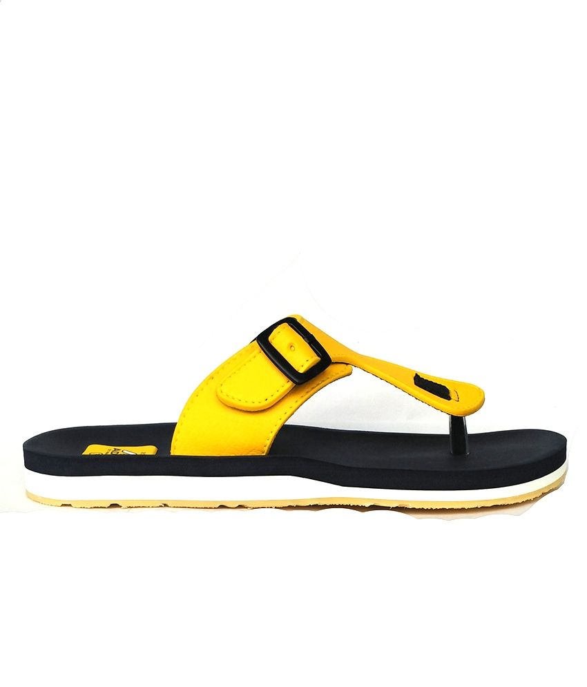 Adda Yellow Flip Flops menslippers Price in India Buy Adda Yellow