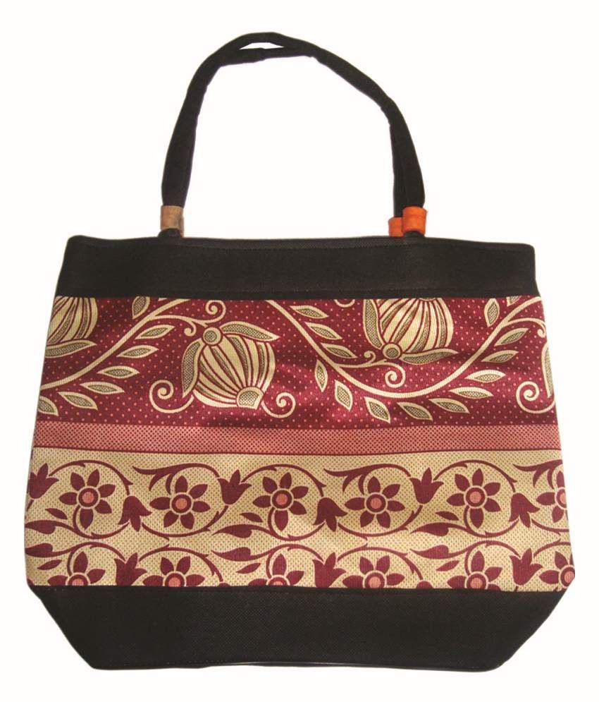 Buy Troika Red Zip Shopping Bag At Best Prices In India - Snapdeal