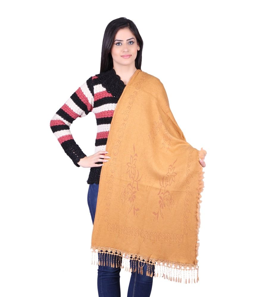 Grj Premium Quality Winter Woolen Stole for Womens: Buy Online at Low ...