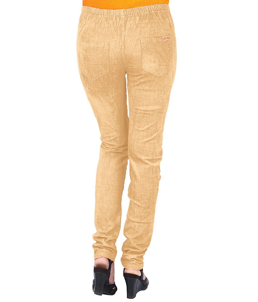 beige jeggings