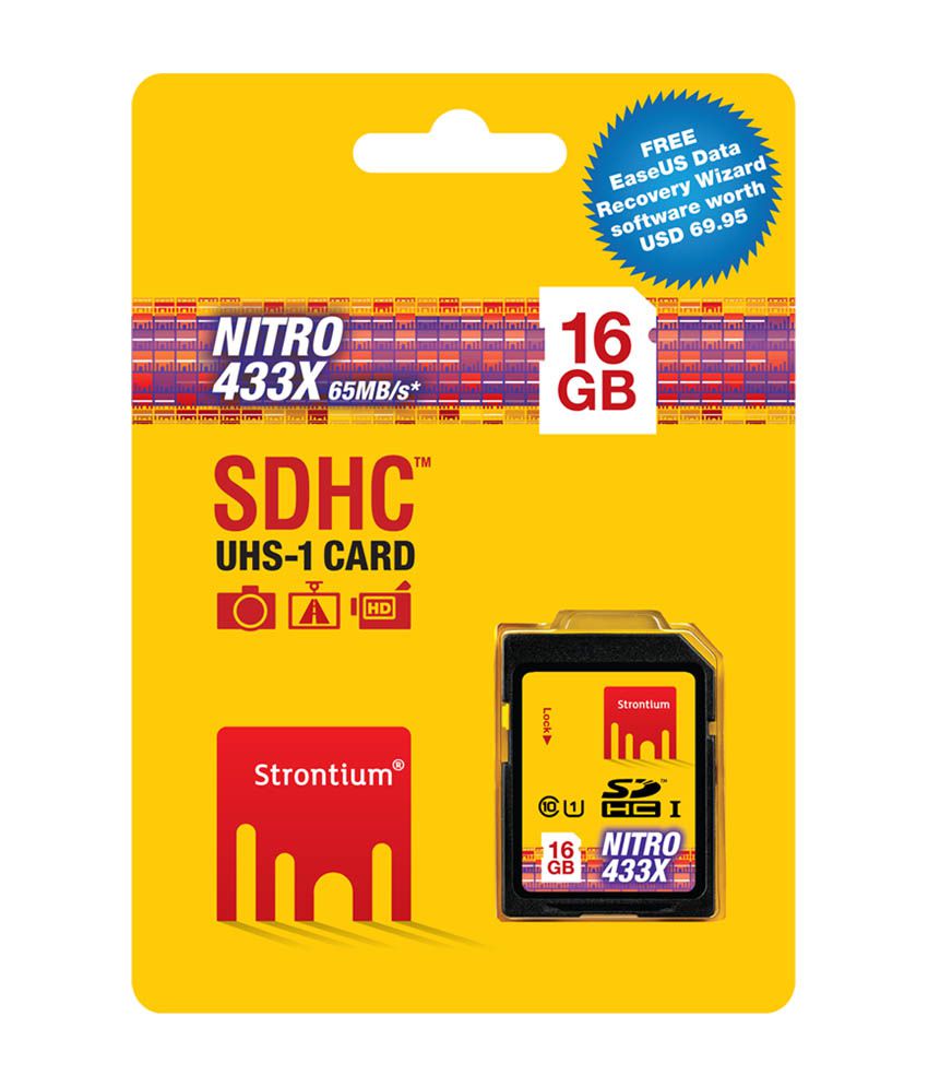     			Strontium 16GB Nitro 433X SDHC Card