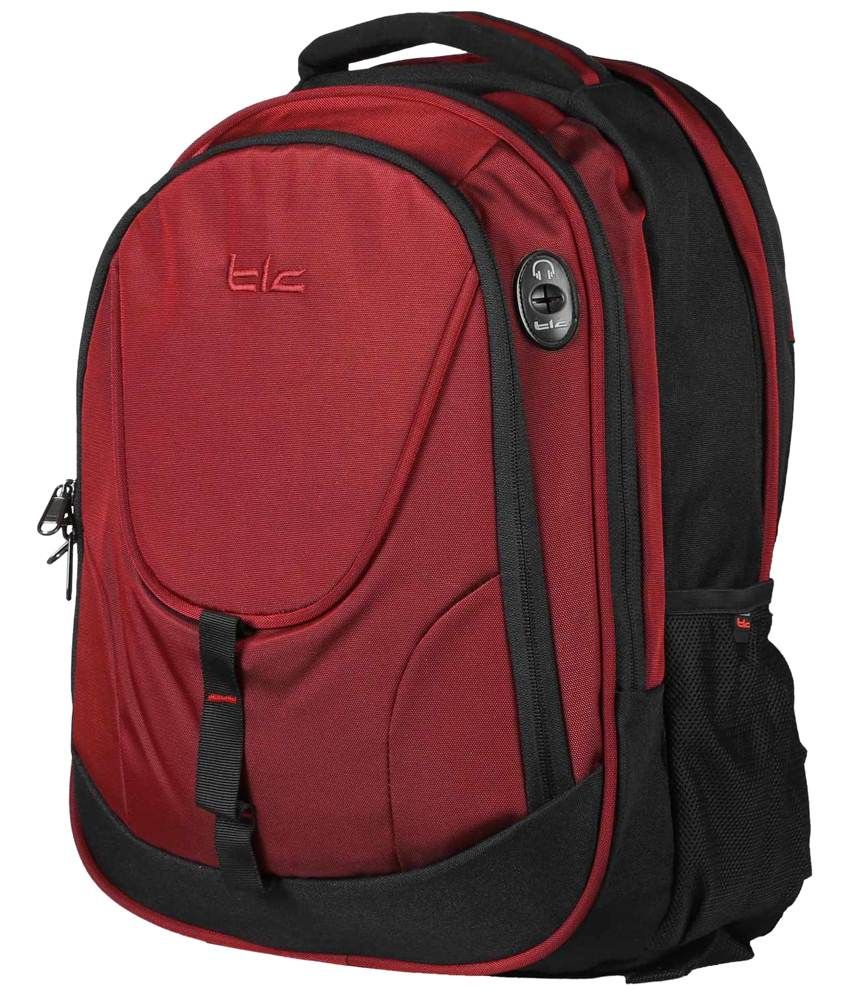 TLC Iospan Red Backpack Buy TLC Iospan Red Backpack Online at Low