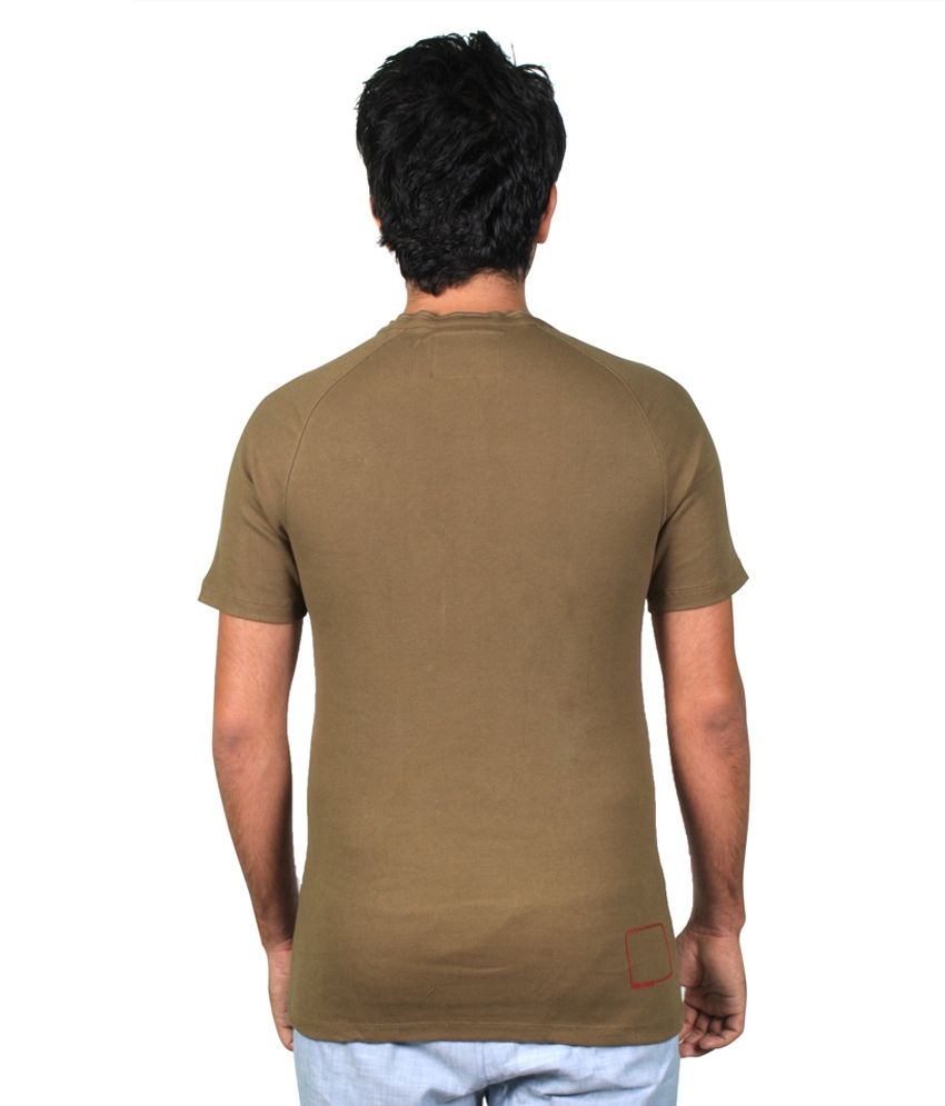 olive green henley t shirt
