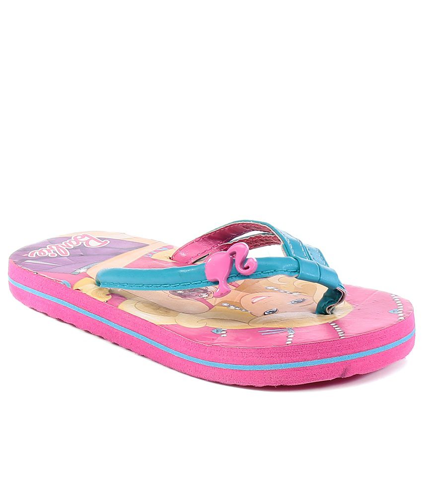 Barbie Pink Slippers For Kids Price in 