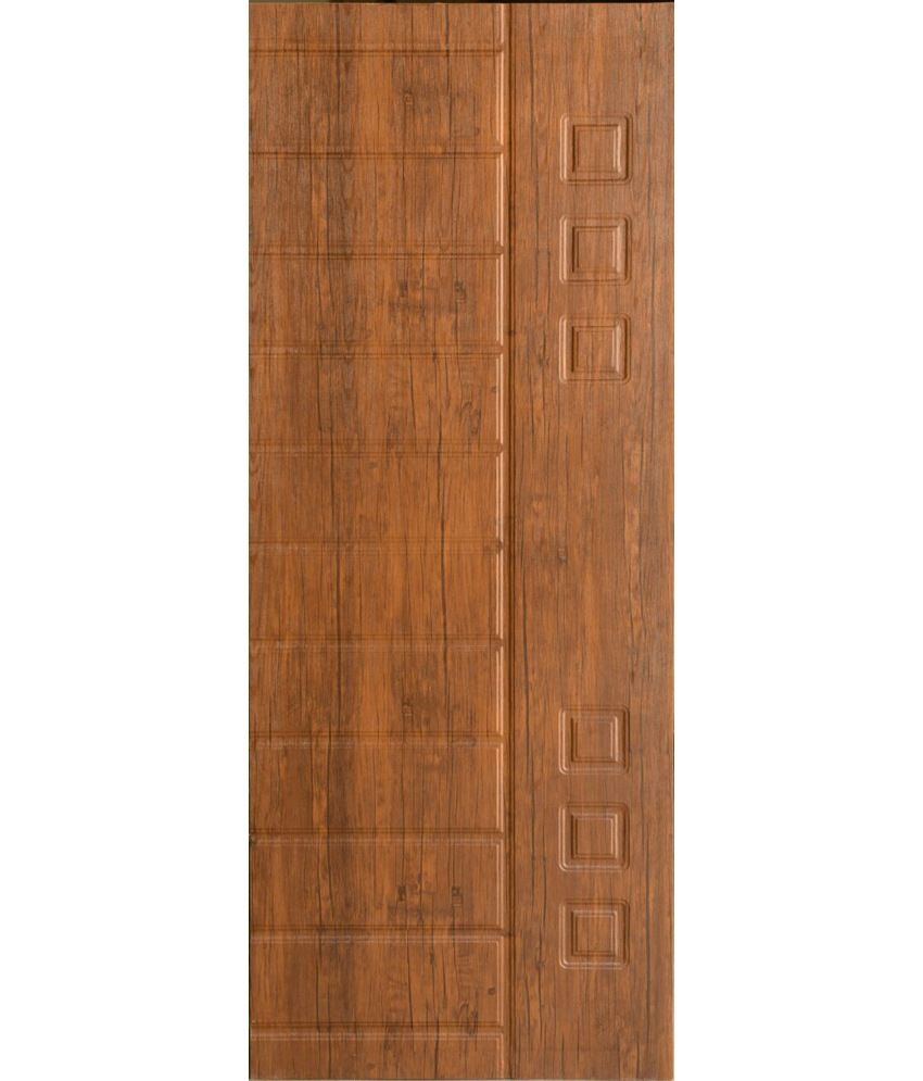 Buy Manttra Designer Doors Brown Pvc Membrane Flush Door Online At