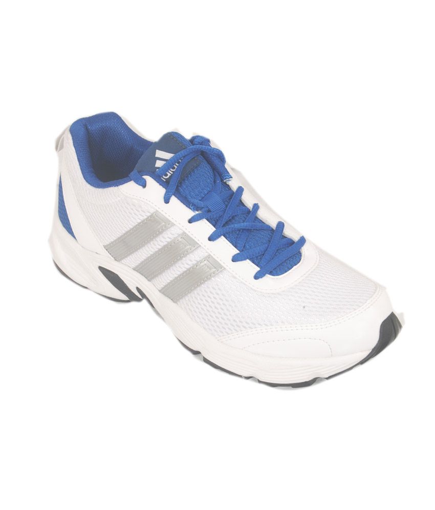 Buy Adidas White Mesh Textile Running Sport Shoes For Men on Snapdeal ...
