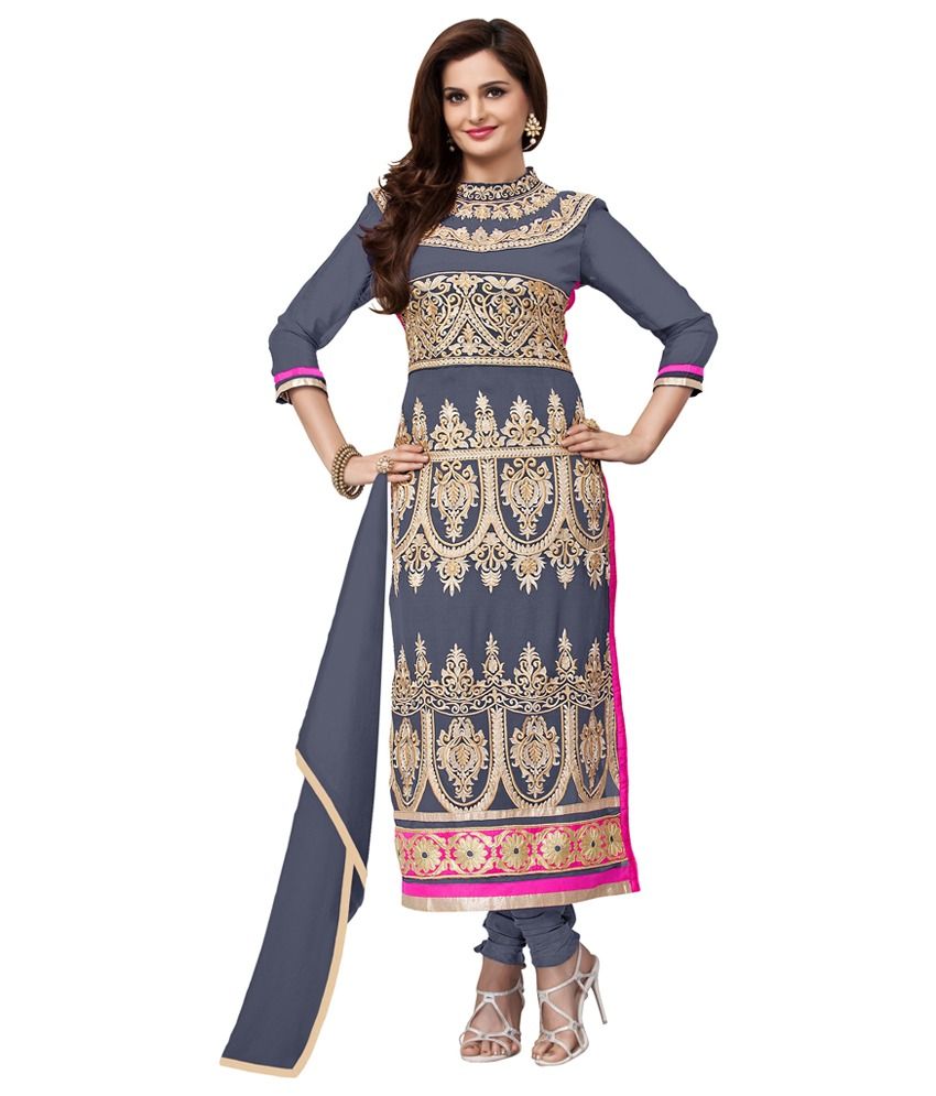 embroidery dress material online