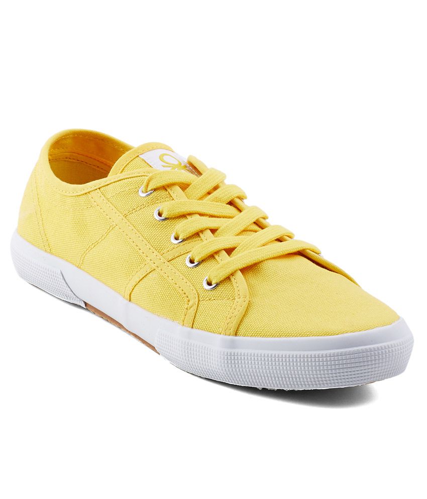 United Colors of Benetton Yellow Casual Shoes - Buy United Colors of ...