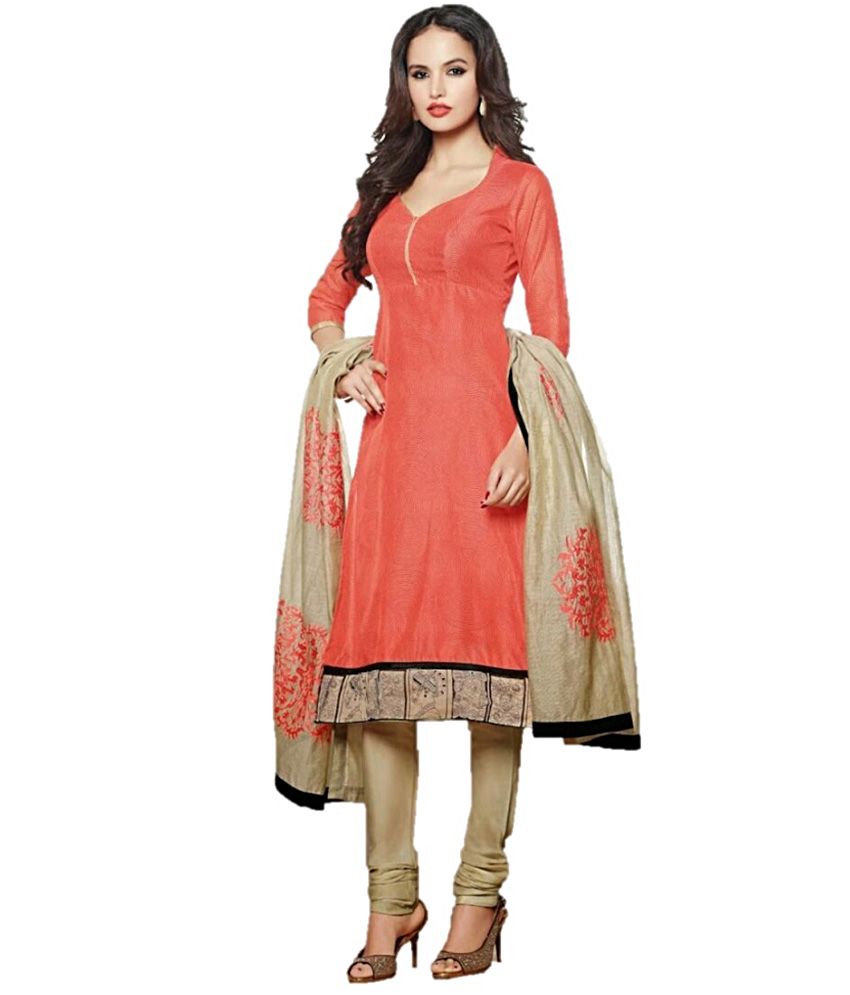 Diva Collection Cotton Embroidered Dress Material Buy Diva Collection