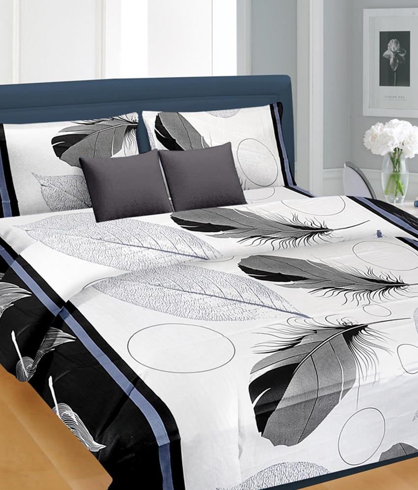Cortina Sateen 1 Bedsheet with 2 Pillow Covers ( x )