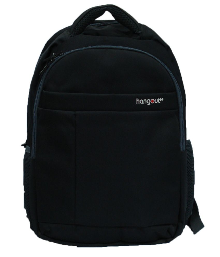 kortademigheid Verwachten kwartaal Hangout Black Polyester Laptop Bag - Buy Hangout Black Polyester Laptop Bag  Online at Low Price - Snapdeal