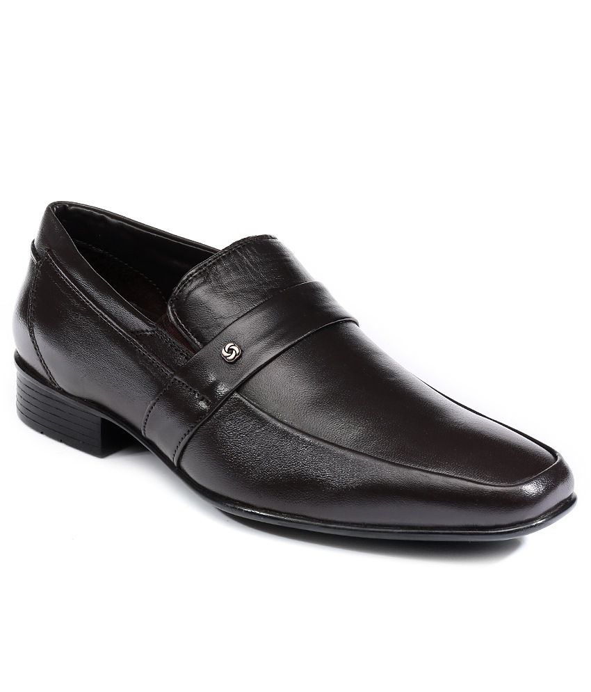 Nez by Samsonite Brown Formal Shoes Price in India- Buy Nez by ...