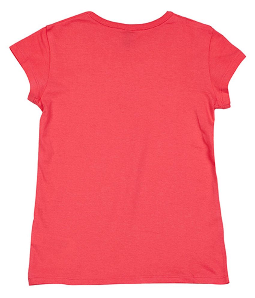 UCB Short Sleeve Hot Pink Solid T-Shirt For Kids - Buy UCB Short Sleeve ...