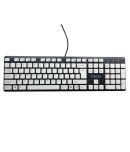 Circle C23 Performer Wired USB Laptop Keyboard (White)