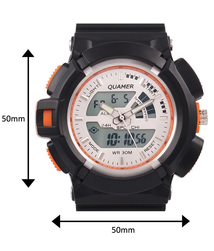 Quamer Dual Time Multifuntion Men's Sports Watch Buy Quamer Dual
