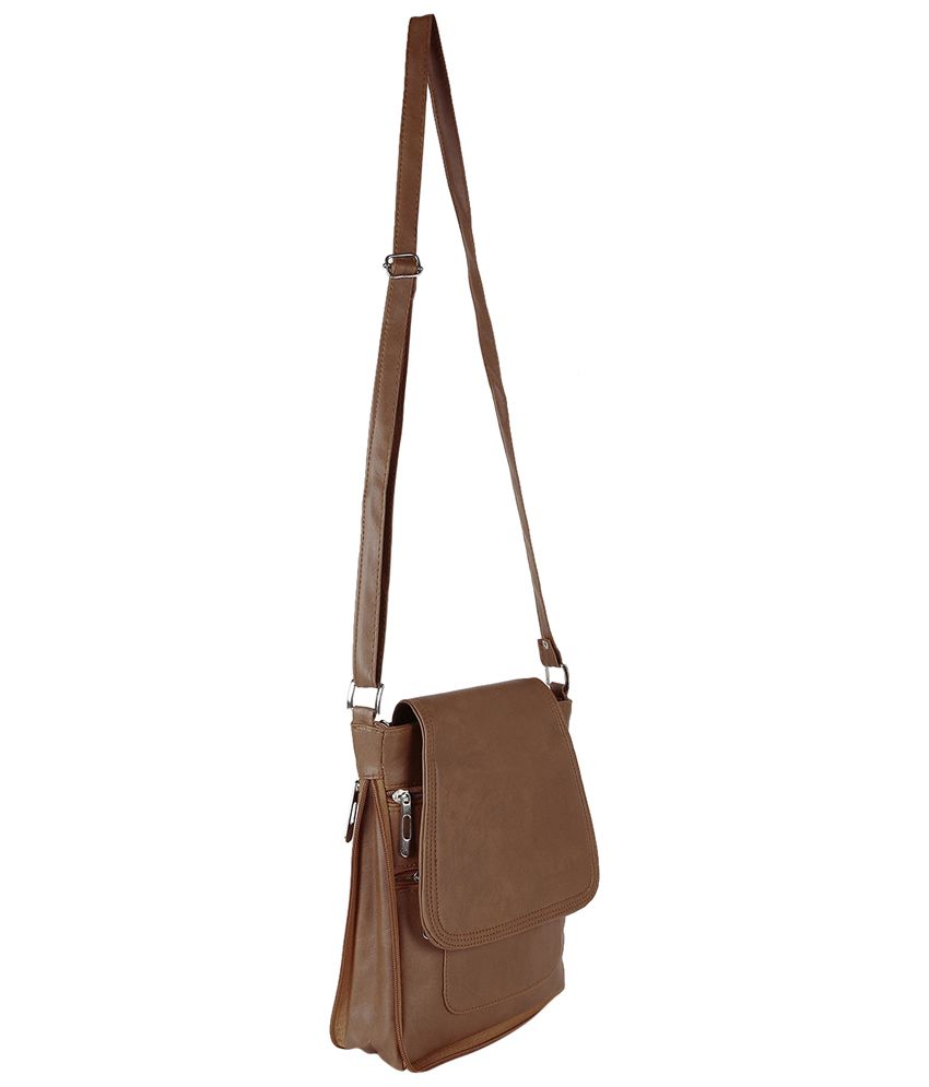 Bags Craze Brown Sling Bag - Buy Bags Craze Brown Sling Bag Online at ...