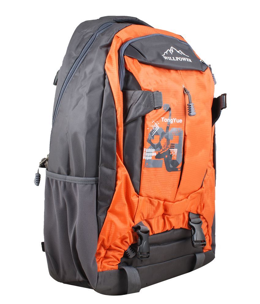 Willpower Orange Backpack - Buy Willpower Orange Backpack Online at Low ...