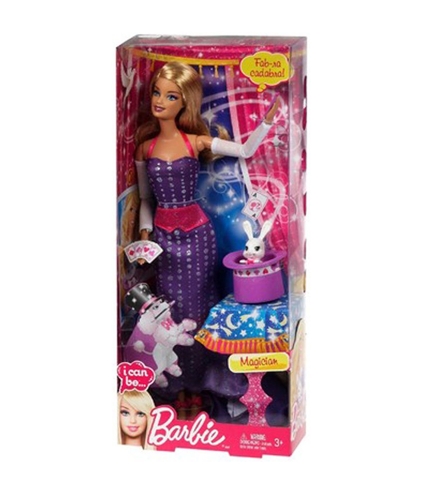 BARBIE I CAN BE MAGICIAN W/ RABBIT IN HAT *NEW RELEASE*