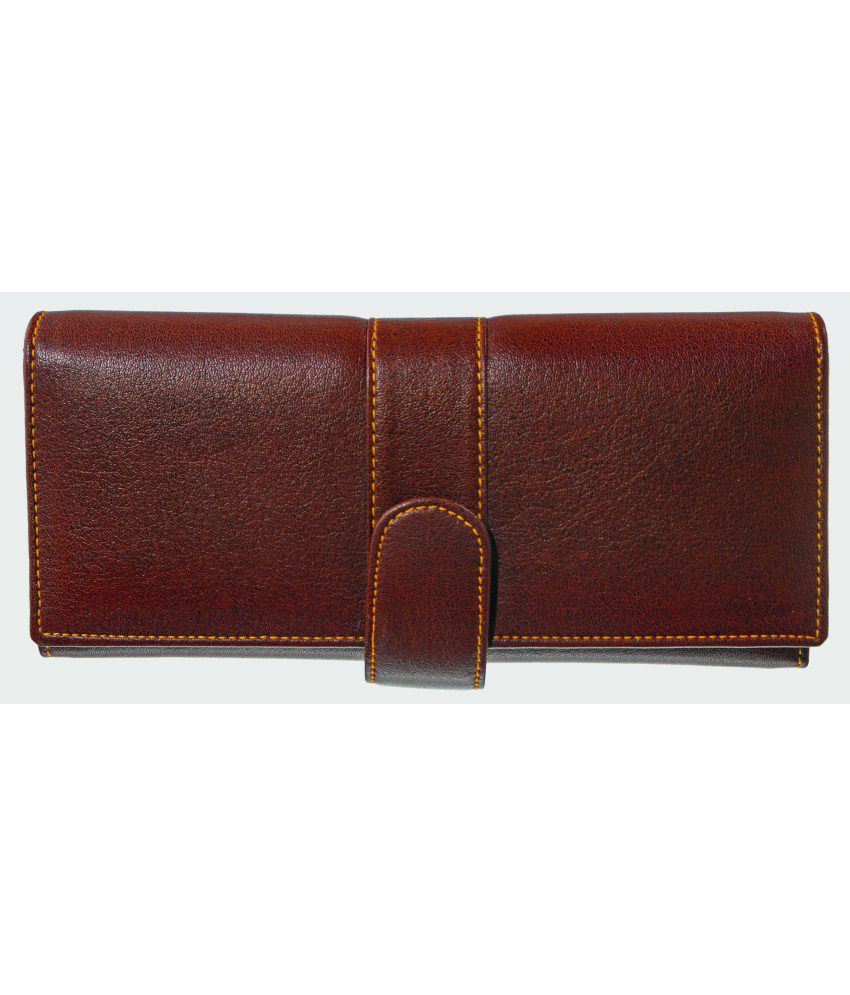 Buy Lee Italian Light Brown Leather Regular Wallet For Women at Best ...