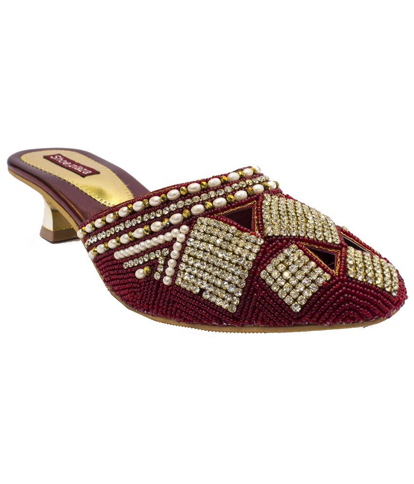 red jelly sandals womens