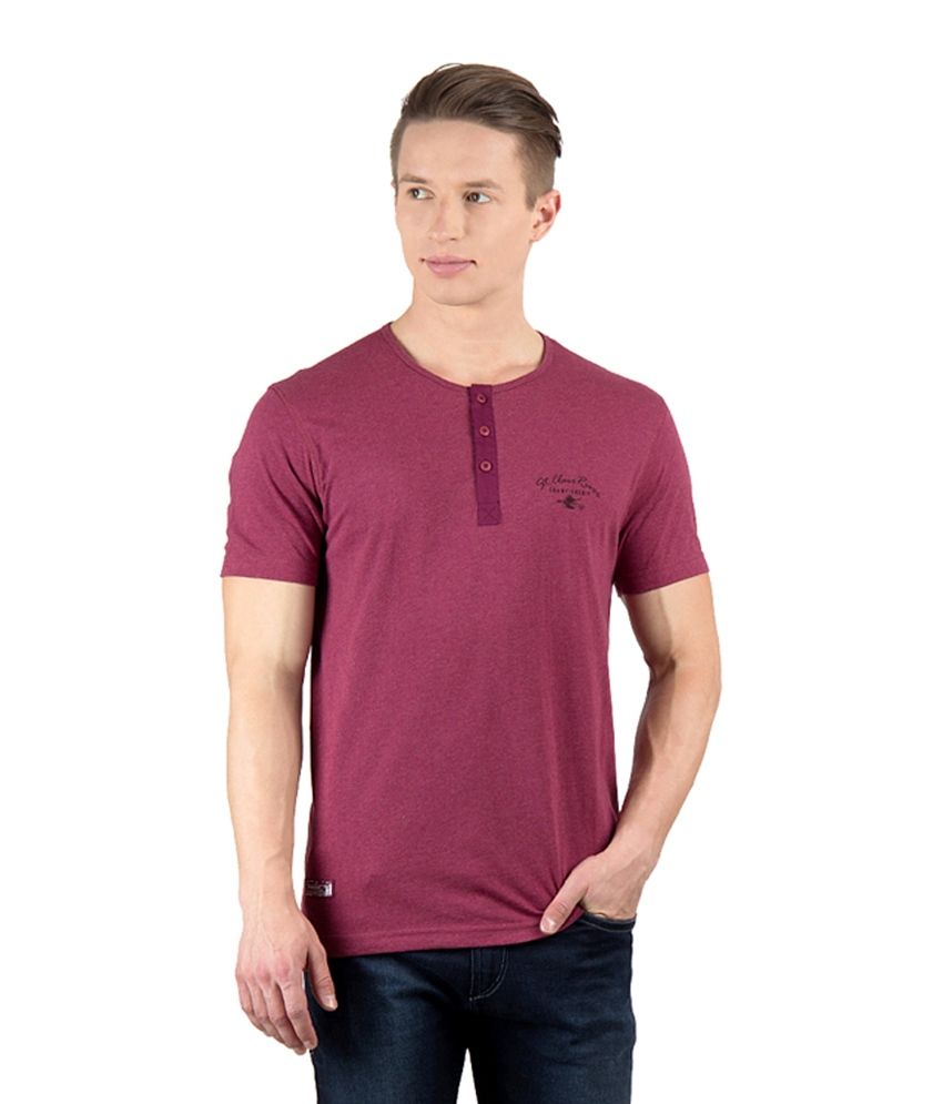 maroon henley