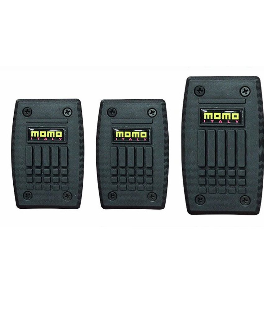 thumbnail interactive-video image 1 of Momo Style Racing Pedals - Universal Non-Slip Aluminum Sport Pedal Covers For Manual Cars 1 of 12