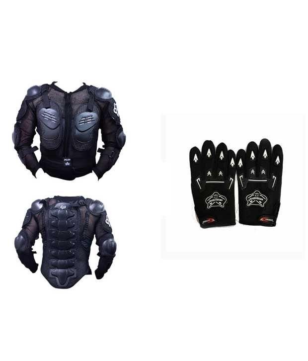 Fox Bike Riding Armor Jacket M(38) + Knighthood Bike Riding Gloves