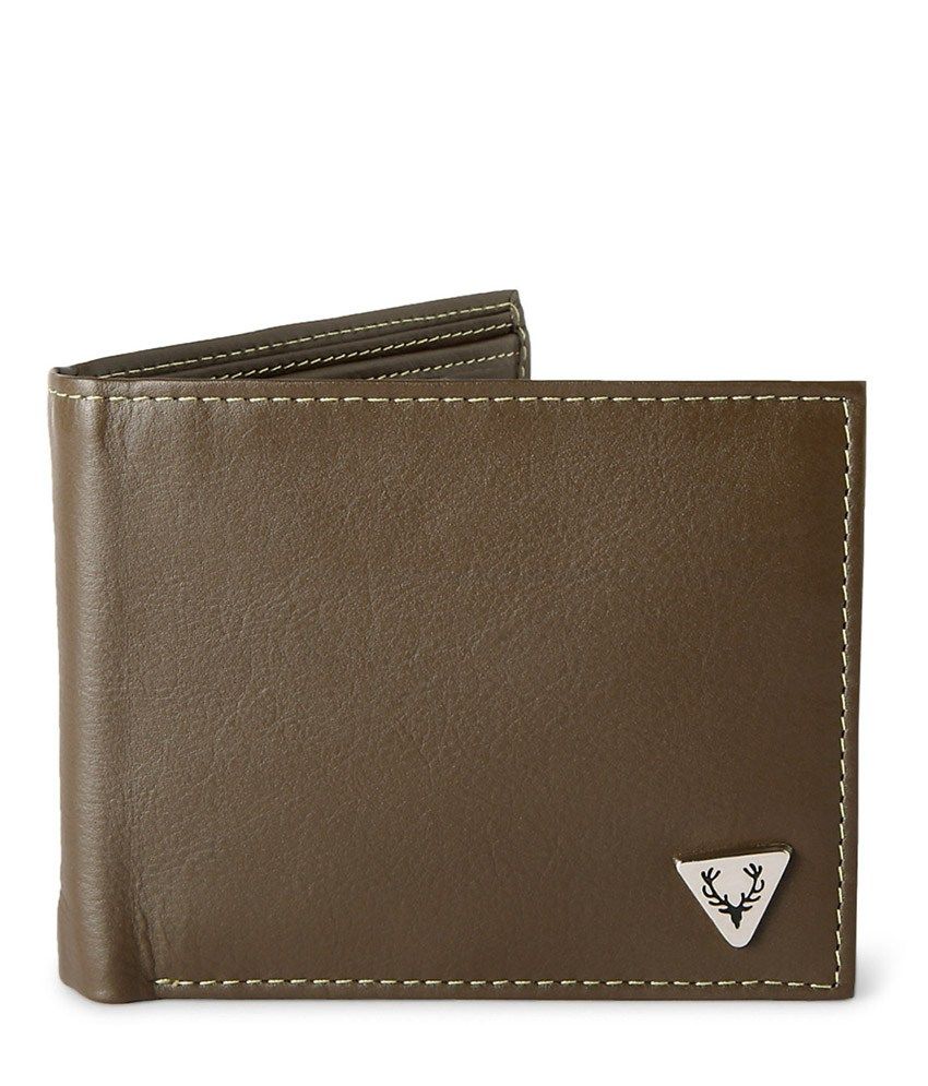 Allen Solly Brown Leather Wallet: Buy Online at Low Price in India ...