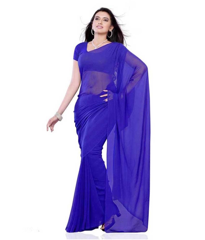 plain chiffon saree with price