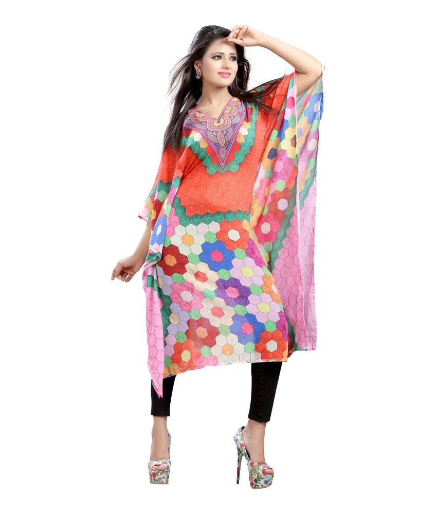 Uniq Rembo Color 3D Efect 3/4 Th Sleeves Printe Kaftan - Buy Uniq Rembo ...