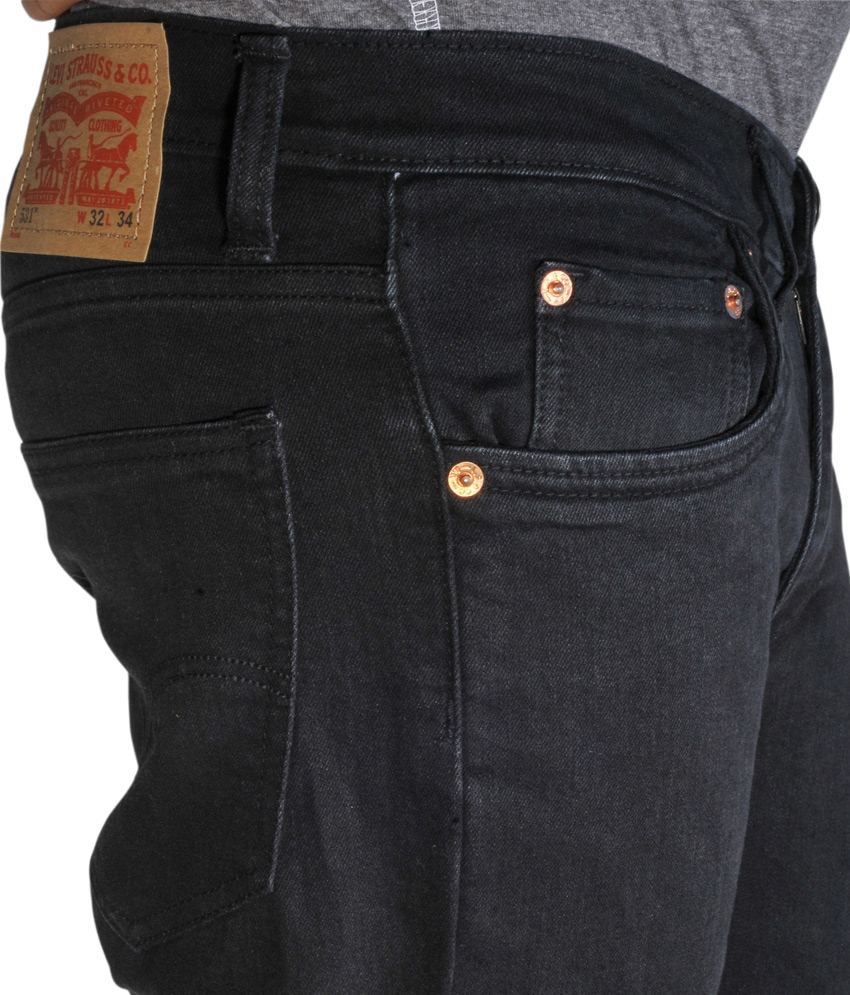 Levis-531 Black Cotton Jeans - Buy Levis-531 Black Cotton Jeans Online ...