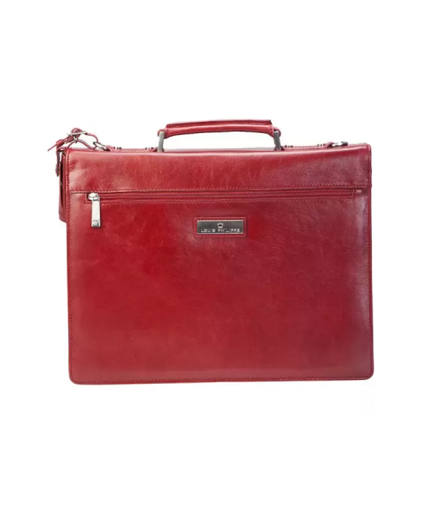 Louis Philippe Red Laptop Bag - Buy Louis Philippe Red Laptop Bag