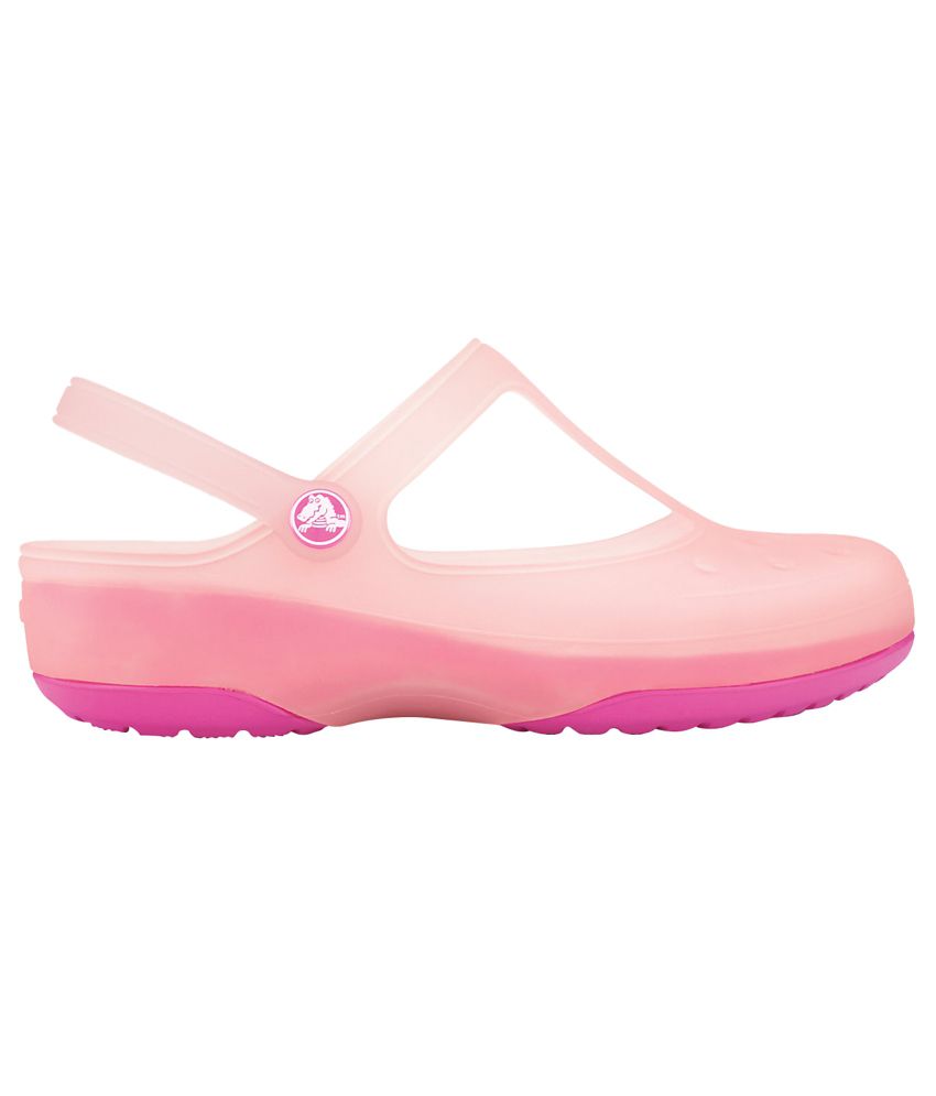 Crocs Relaxed Fit Carlie Mary Jane Pink Women's Clog - Buy Crocs Relaxed  Fit Carlie Mary Jane Pink Women's Clog Online at Best Prices in India on  Snapdeal