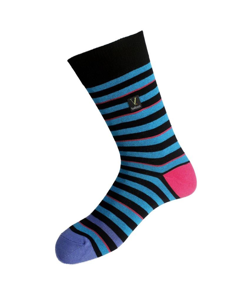 Van Heusen Multicolor Cotton Formal Socks - 3 Pair Pack: Buy Online at ...