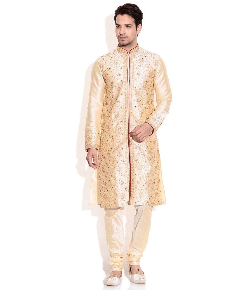 manyavar kurta pajama jacket set