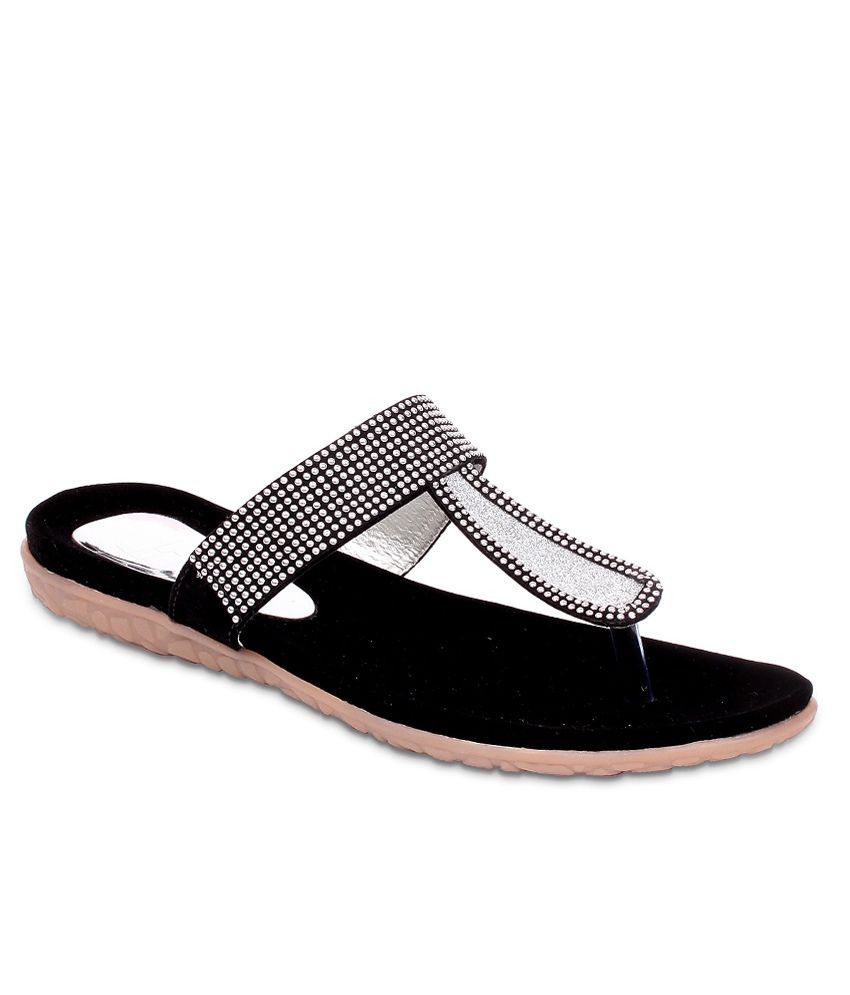 Pink Fever Black Flip-Ons Price in India- Buy Pink Fever Black Flip-Ons ...