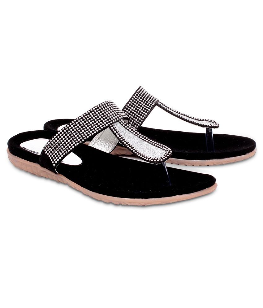 Pink Fever Black Flip-Ons Price in India- Buy Pink Fever Black Flip-Ons ...