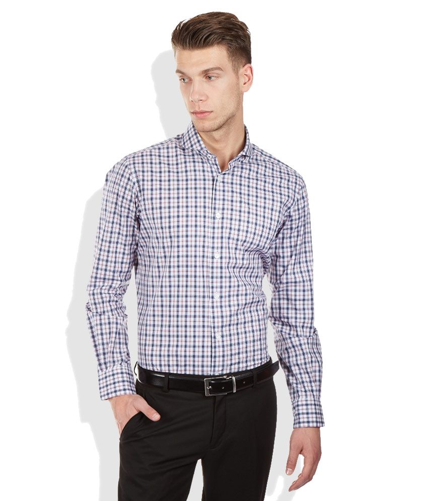 T.M.Lewin Multi colored Slim Fit Shirt - Buy T.M.Lewin Multi colored ...