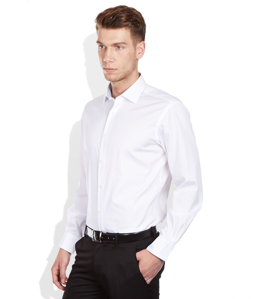 T.M.Lewin White Slim Fit Shirt - Buy T.M.Lewin White Slim Fit Shirt ...