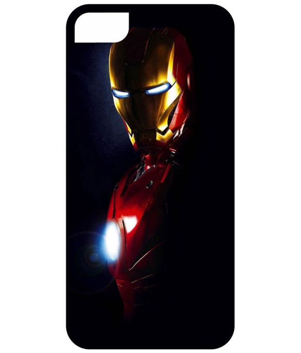 Dot Print Back Cover For Iphone 6 Plus Iron Man Printed Case