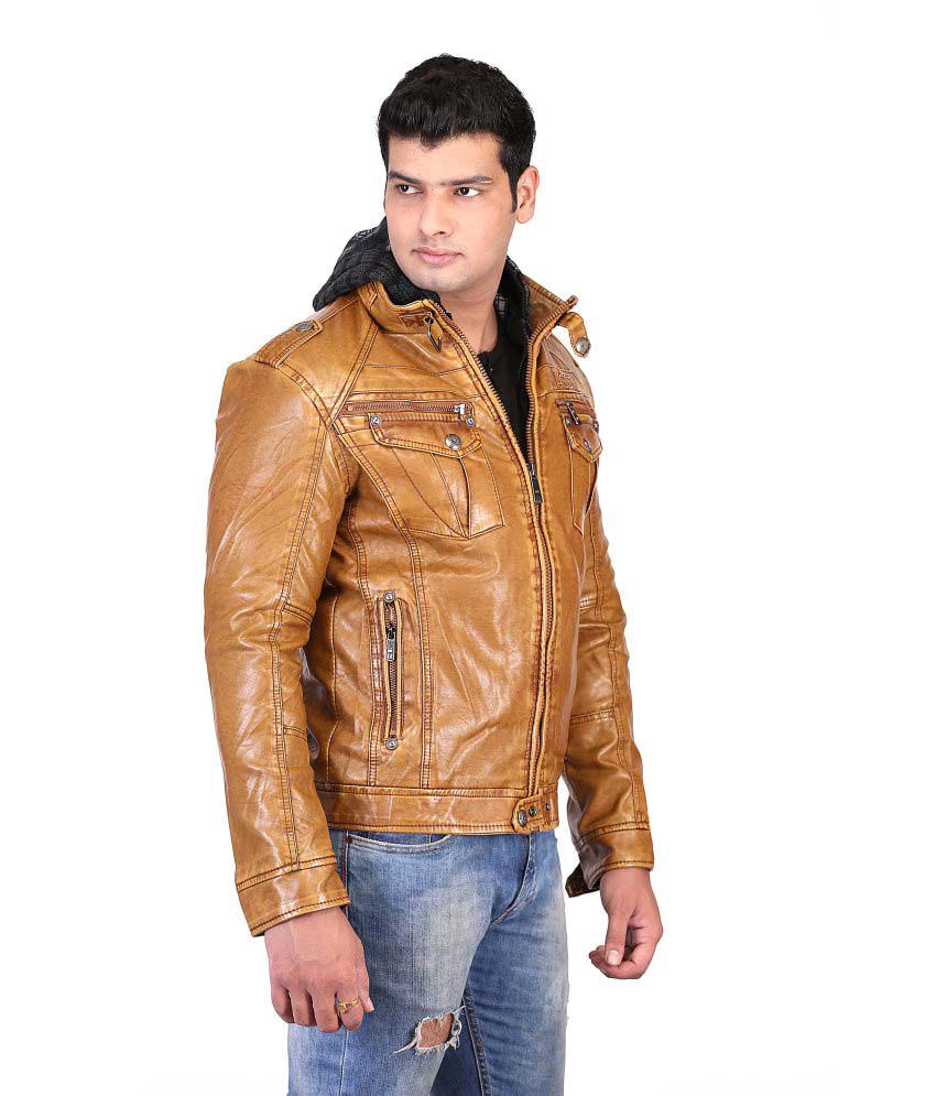 FS.A.S.S.T. Tan Full Sleeves Leather Jackets For Men - Buy FS.A.S.S.T. Tan Full Sleeves Leather ...