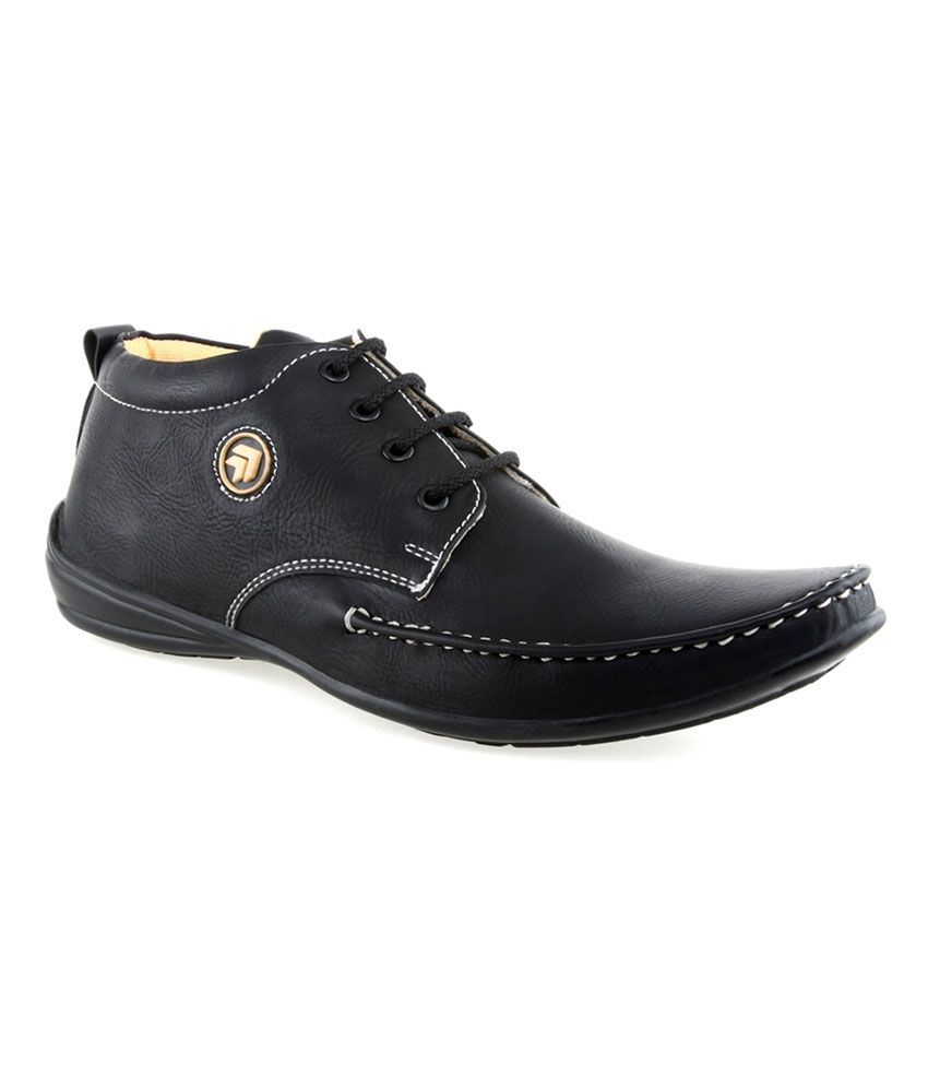 FirX Black Smart Casual Shoes Price in India- Buy FirX Black Smart ...