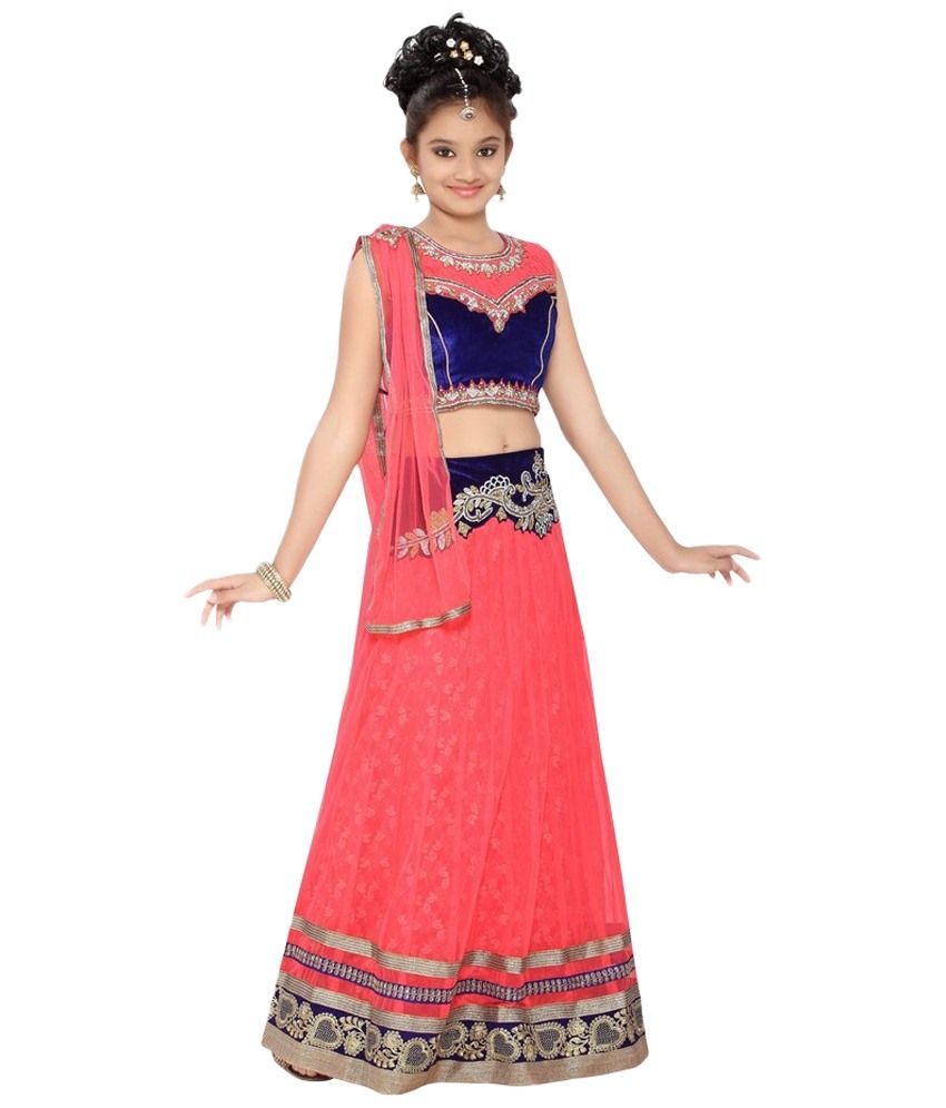 pink lehenga snapdeal
