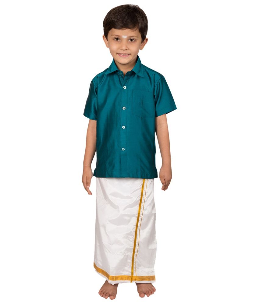 shirt and dhoti combinations