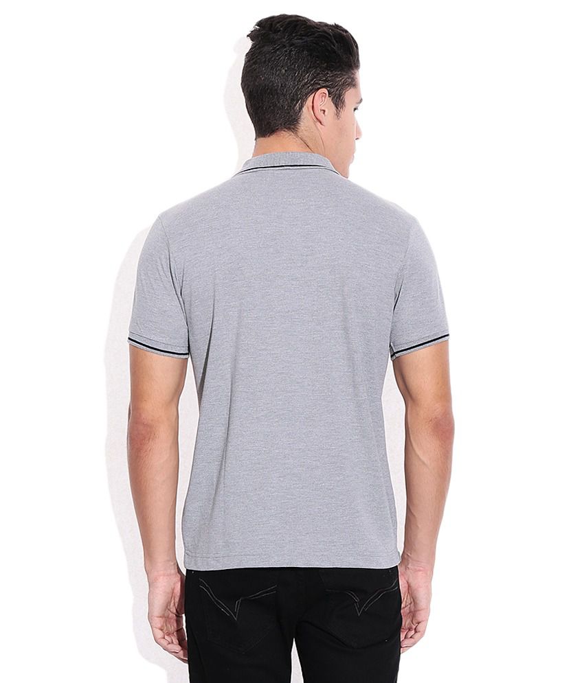 Lotto Gray Polo Neck T Shirt - Buy Lotto Gray Polo Neck T Shirt Online ...