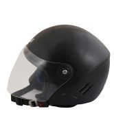 Tuff Open Face ISI Helmet - Strom Black L (57-59 cm)