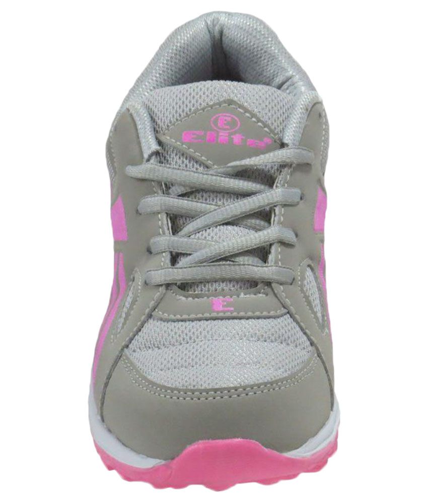 Elite Gray Running Sports Shoes Price in India- Buy Elite Gray Running ...